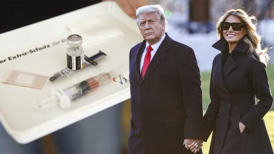 ¿Por qué Donald y Melania Trump se vacunaron en secreto antes de irse de la Casa Blanca?